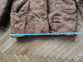 Montone Shearling Vera Pelle Conpibel Vintage Uomo