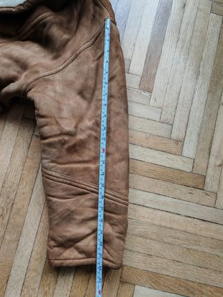Montone Shearling Vera Pelle Conpibel Vintage Uomo