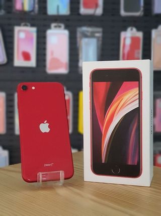 IPHONE SE 2020 128GB ROJO 100% BATERÍA..