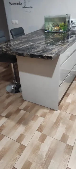 Encimera y península