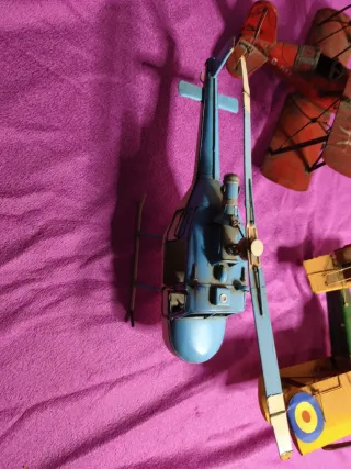 Lote 3 Aviones Juguete Metal