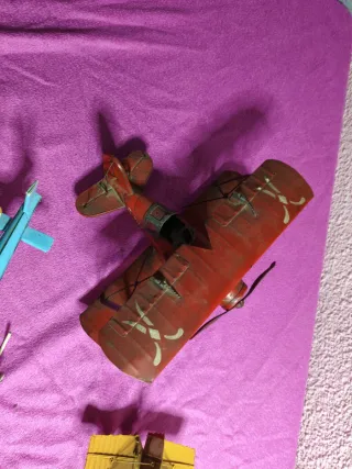 Lote 3 Aviones Juguete Metal