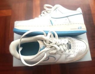 Nike Air Force 1 White Blue T.42 Originales