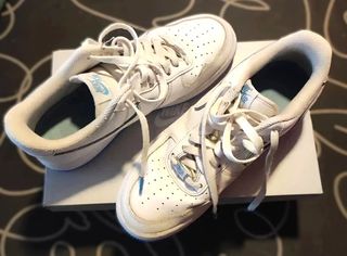 Nike Air Force 1 White Blue T.42 Originales