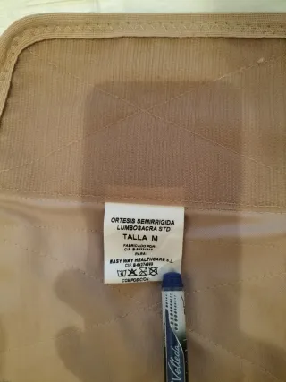 Faja semirrígida Talla M Beige