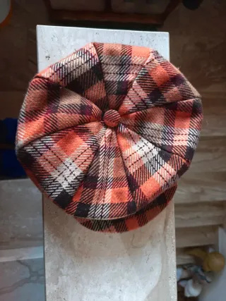 Cappello scozzese unisex arancione