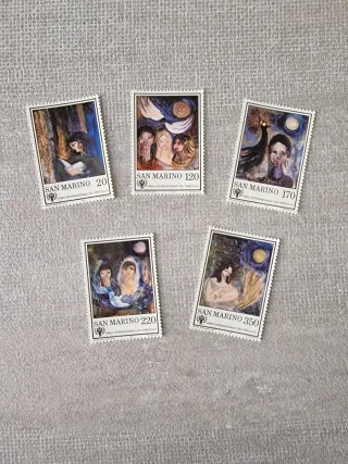Serie Francobolli San Marino Anno Fanciullo