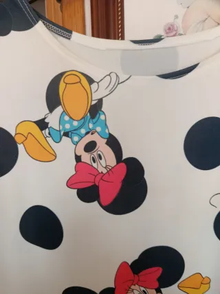 Vestido Minnie Mouse lunares