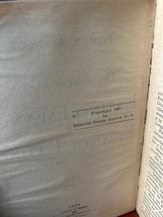 Diccionario Manual A. Blánquez 1956 español latino