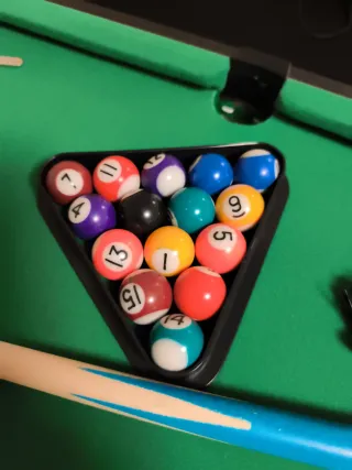 Mini mesa de billar 64x37cm