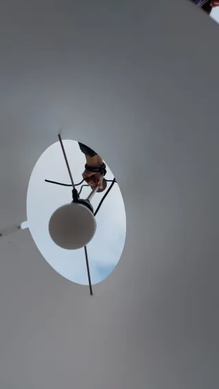 Lote 4 lámparas decorativas plata y abs