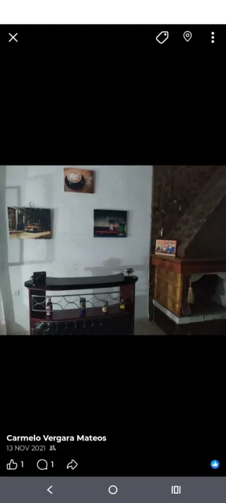 Barra de bar vintage años 70/80