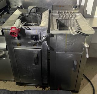 Freidora industrial acero inoxidable