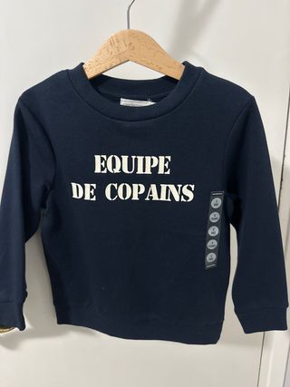 Sudadera Equipe de Copains Azul Marino talla 4
