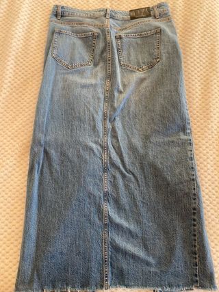 Falda vaquera larga jeans