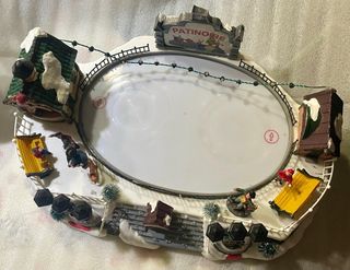 Maqueta Pista Patinaje simil hielo Luces, 2 pistas