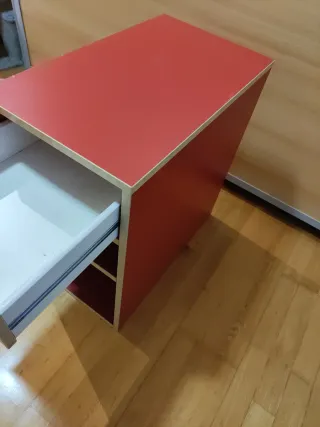 Cajonera escritorio Ikea madera