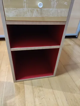 Cajonera escritorio Ikea madera