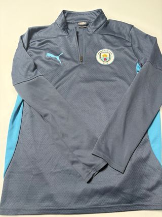 Sudadera Puma Manchester City Azul/Gris