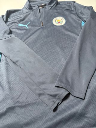 Sudadera Puma Manchester City Azul/Gris