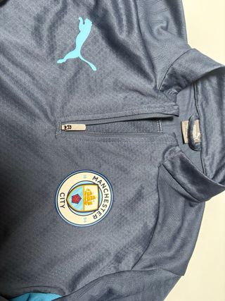 Sudadera Puma Manchester City Azul/Gris
