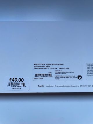 Apple Watch Series 7 41mm Plata