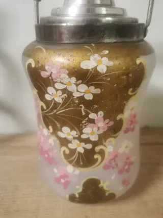 Bombonera o galletero antiguo Modernista