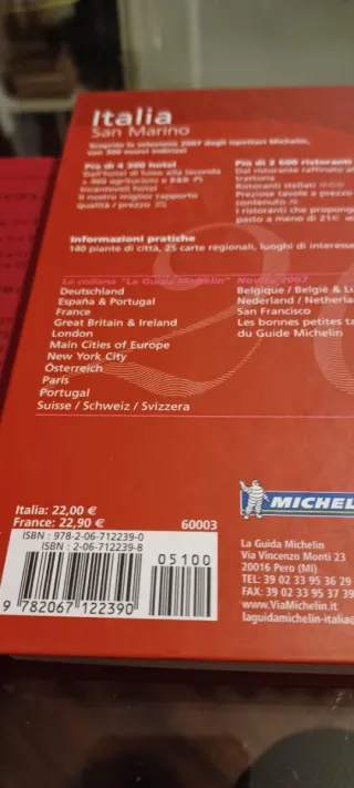 Italia 2007 Alberghi and Ristoranti