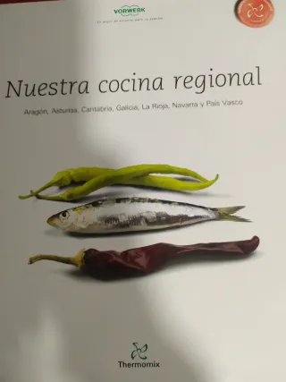 4 libros cocina regional thermomix