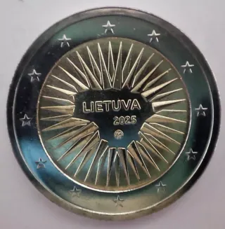 MONEDA CONMEMORATIVA 2€ LITUANIA 2025. DEFENSA
