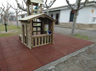 Suelo infantil caucho