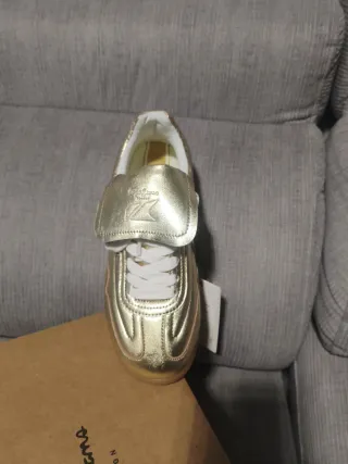 Zapatillas Pepe Jeans Doradas Talla 38