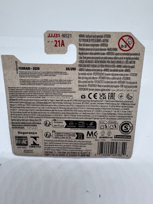 Hot Wheels Ferrari F40 Competizione Negro