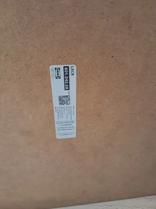 Mesa auxiliar negra Ikea