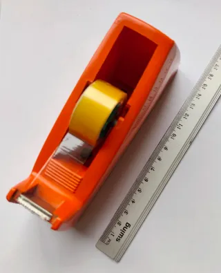 Portarrollos Tesa Vintage Años 90 Naranja