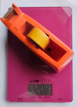 Portarrollos Tesa Vintage Años 90 Naranja