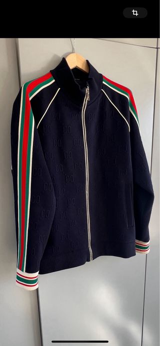 Chaqueta Gucci Azul con Rayas