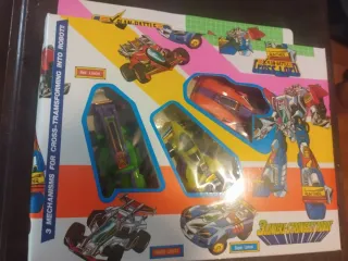 Lote de 2 Robôs F-1 Rider Survival Man