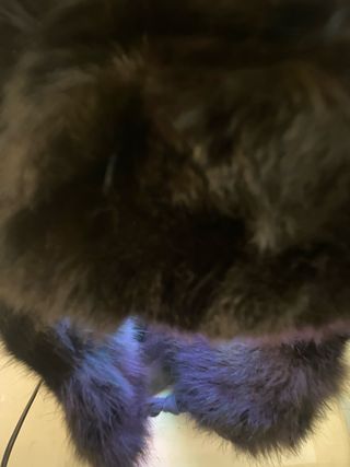 Colbacco pelliccia naturale marrone