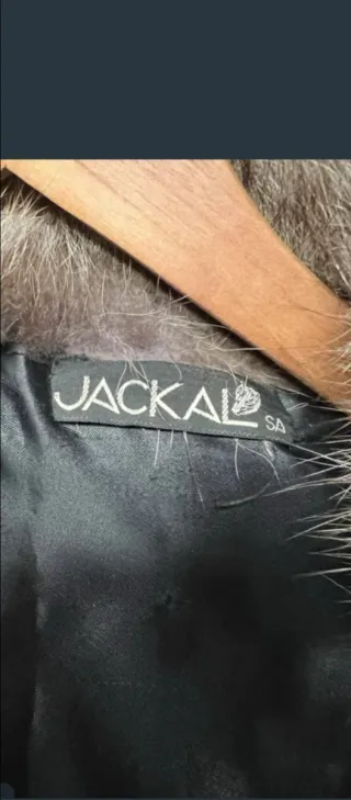 Abrigo de piel de zorro