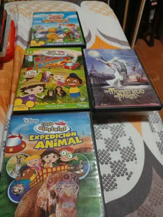 22 Películas DVD Infantiles Dibujos Animados Españ