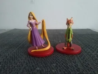Figuras Disney Rapunzel y Nick Wilde