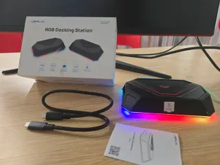 Stazione di ricarica RGB JSAUX per Steam Deck HB0801