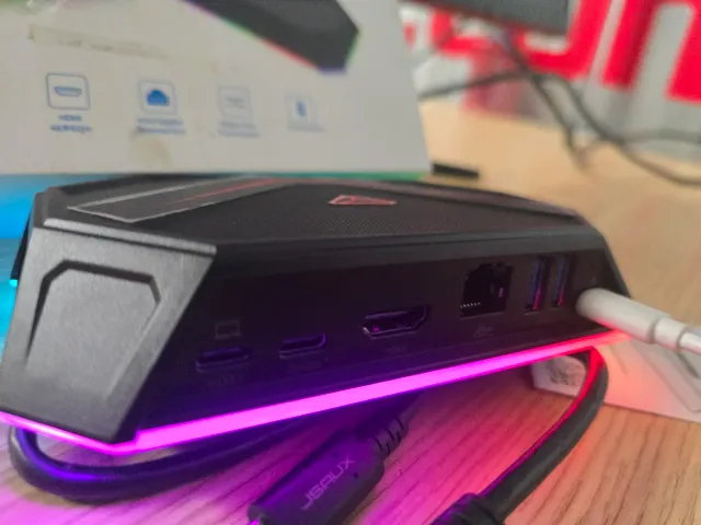 Stazione di ricarica RGB JSAUX per Steam Deck HB0801