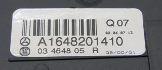 Interruptor de Control del Asiento MERCEDES-BENZ (M, ML) 03464805R A1648201410