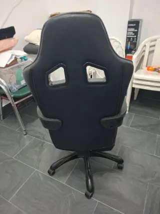 Silla Gamer Negra y Gris