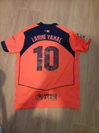 Camiseta Barça 3ª equipación Lamine Yamal T. L