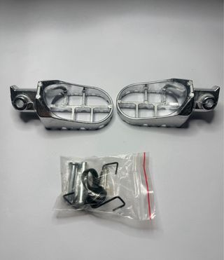 Estriberas plata moto universales