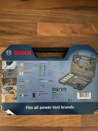 Maletín Estuche Brocas Bosch 103 Piezas titaneo