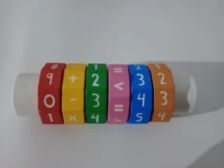 Juguete educativo madera números y operaciones